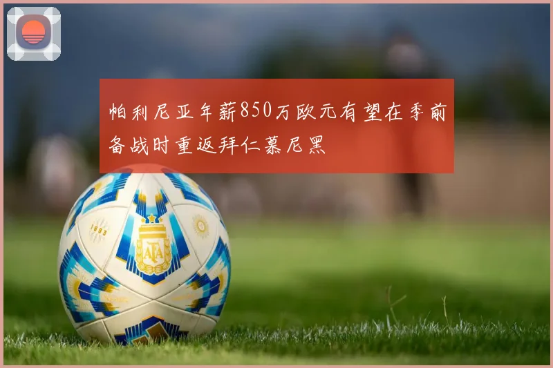 帕利尼亚年薪850万欧元有望在季前备战时重返拜仁慕尼黑